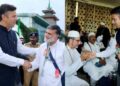 Prayers, Petals: DC, SSP Srinagar See Off First Batch of Hajj Pilgrims Prayers, Petals: DC, SSP Srinagar See Off First Batch of Hajj Pilgrims