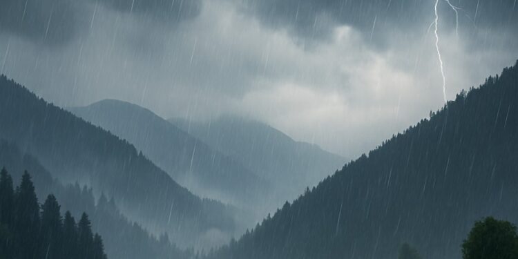 Light to Moderate Rains Forecast in J&K, Landslide Advisory Issued Rain, Thundershowers Likely in J&K from May 28 to June 3: MeT