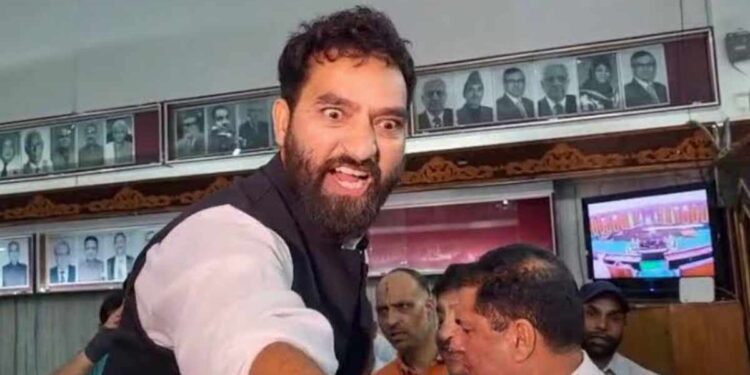 AAP MLA Mehraj Malik detained under PSA MLA Mehraj Malik Faces FIR Over Alleged Social Media Threats to Female Doctor