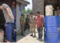 Police Bust Illegal Petroleum Products Trade in Pampore Police Bust Illegal Petroleum Products Trade in Pampore