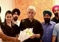 Rouble Nagi Calls on LG Manoj Sinha Rouble Nagi Calls on LG Manoj Sinha