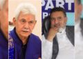 Altaf Bukhari Meets LG Manoj Sinha, Discusses Political, Horticulture Issues Altaf Bukhari Meets LG Manoj Sinha, Discusses Political, Horticulture Issues