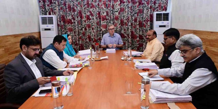 CM Omar Chairs Cabinet Meeting in Srinagar, Key Decisions Taken CM Omar Chairs Cabinet Meeting in Srinagar, Key Decisions Taken
