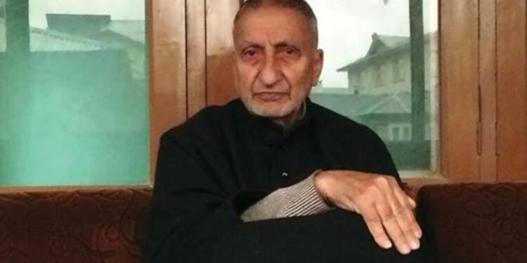Former Hurriyat Chairman Prof. Abdul Ghani Bhat Passes Away Former Hurriyat Chairman Prof. Abdul Ghani Bhat Passes Away