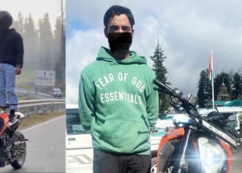 Stunt Biker Detained in Baramulla